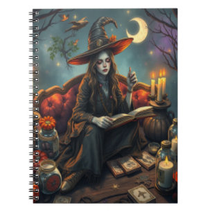 Black magic witch notebook