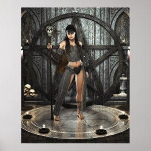 Black Magic Witch Poster