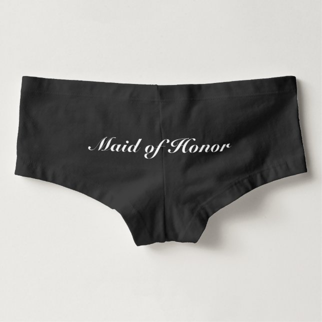 Black Maid of Honour Panties (Back)