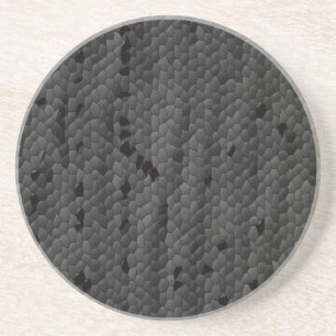 Black Mamba in illustrated,Art Coaster