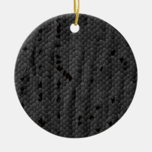 Black Mamba in illustrated,Art Prints, Ceramic Ornament