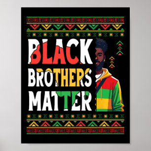 Black Man Black Brothers Problem African Pride Ras Poster