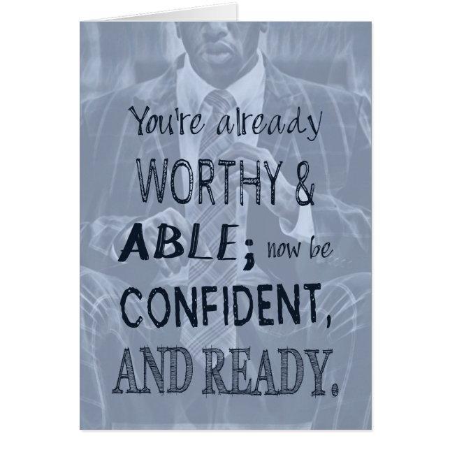 Black Man Confidence (Front)