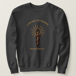 Black Man, M.D. Sweatshirt gris unisex