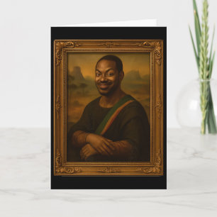 Black Mana Lisa Man African American Black History Card