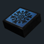 Black Mandala and Blue Gift Box<br><div class="desc">Store your treasures or give a treasure gift box to someone as a beautiful gift.
Choices of wood frames are now available.
Many designs for different occasions are available in my store.</div>
