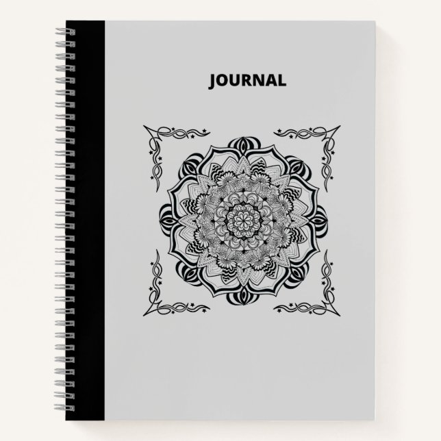 BLACK MANDALA JOURNAL (Devant)