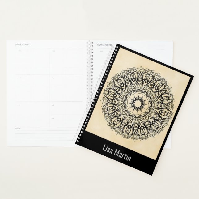 Black Mandela Personalized Planner (Display)
