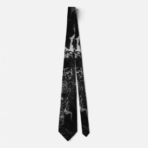 Black Marble abstract Tie