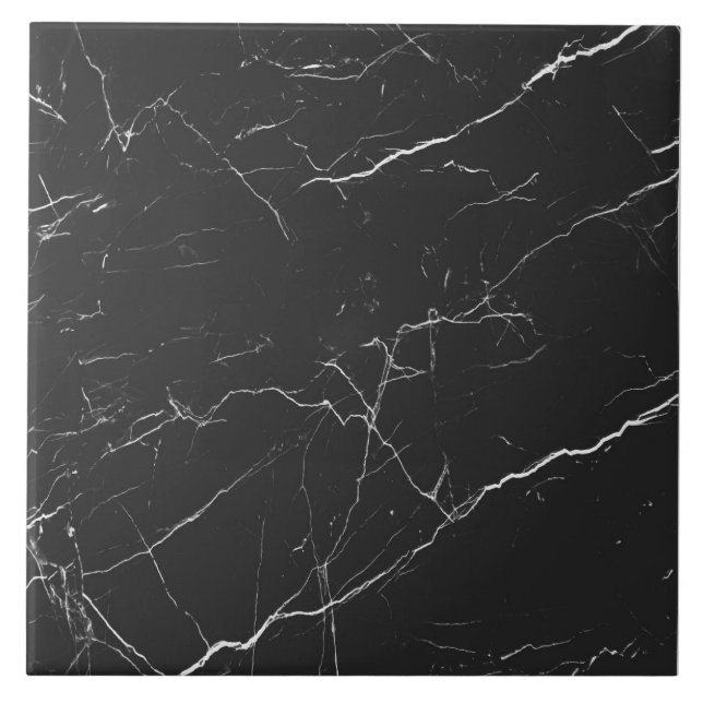 Black marble background texture ceramic tile (Front)