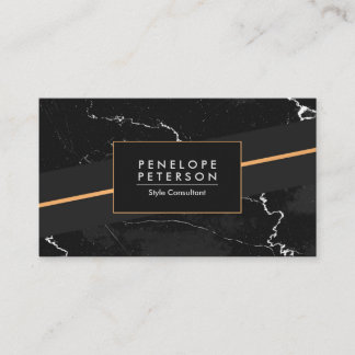 Black Marble Business Card