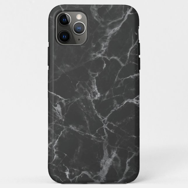 Black Marble Case-Mate iPhone Case (Back)