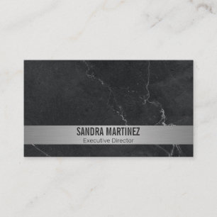 Black Marble   Executive Business Card