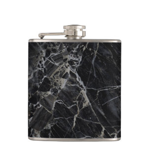 Black Marble Flask