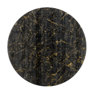 Black Marble Glass Cutting Board
