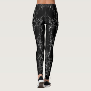 Black Marble Leggings Pattern