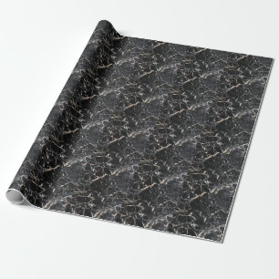 Black marble: natural abstract texture. wrapping paper