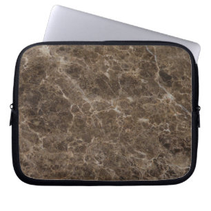 Black Marble Neoprene Laptop Sleeve 10 inch
