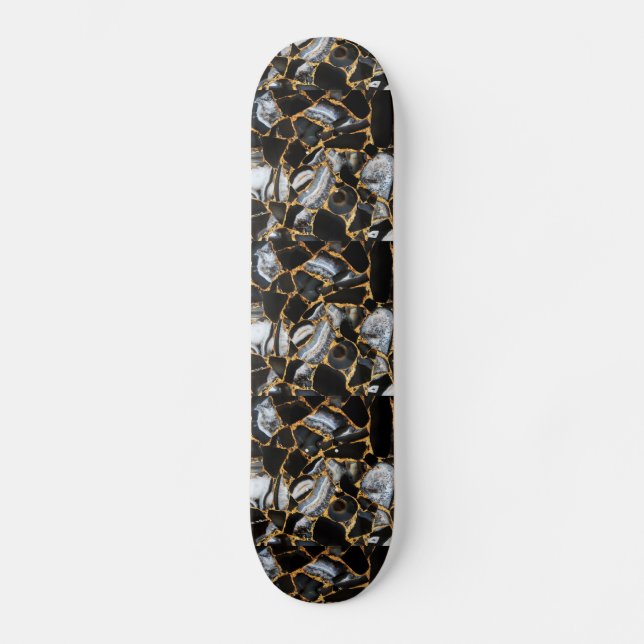 Black Marble Skateboard (Front)