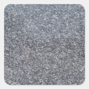Black Marble Square Sticker