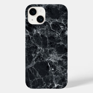 Black Marble Texture Case-Mate iPhone 14 Case