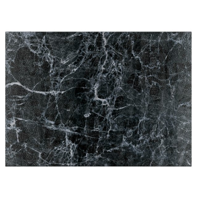 Black Marble Texture Cutting Board (Front)