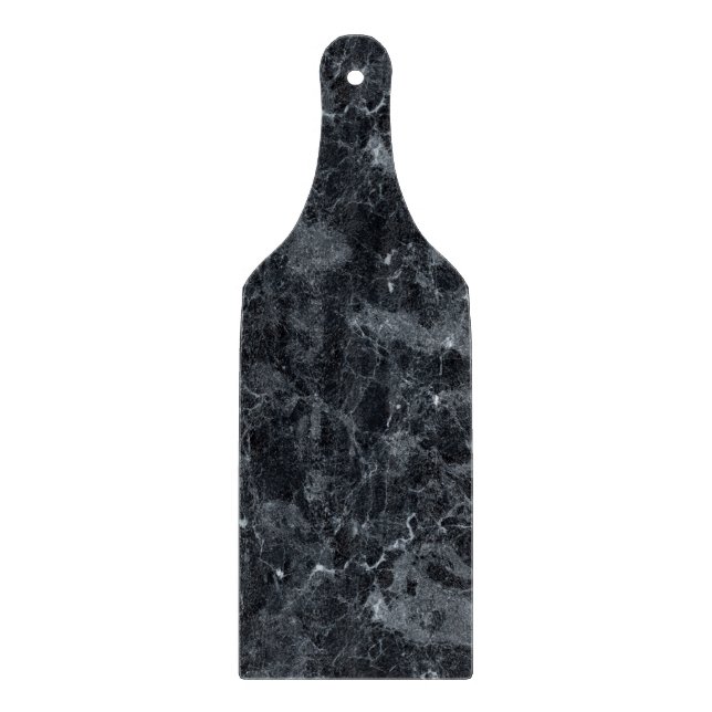 Black Marble Texture  Cutting Board (Front)