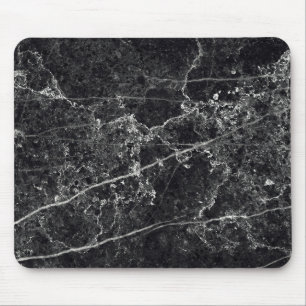 Black Marble Texture Mouse Pad
