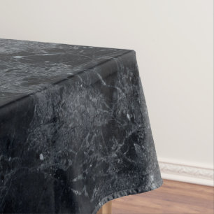 Black Marble Texture Tablecloth