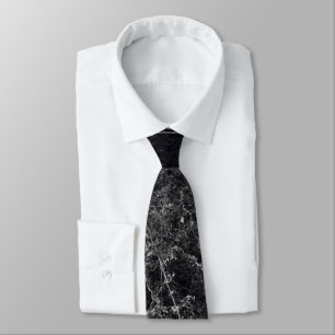 Black Marble Texture Tie