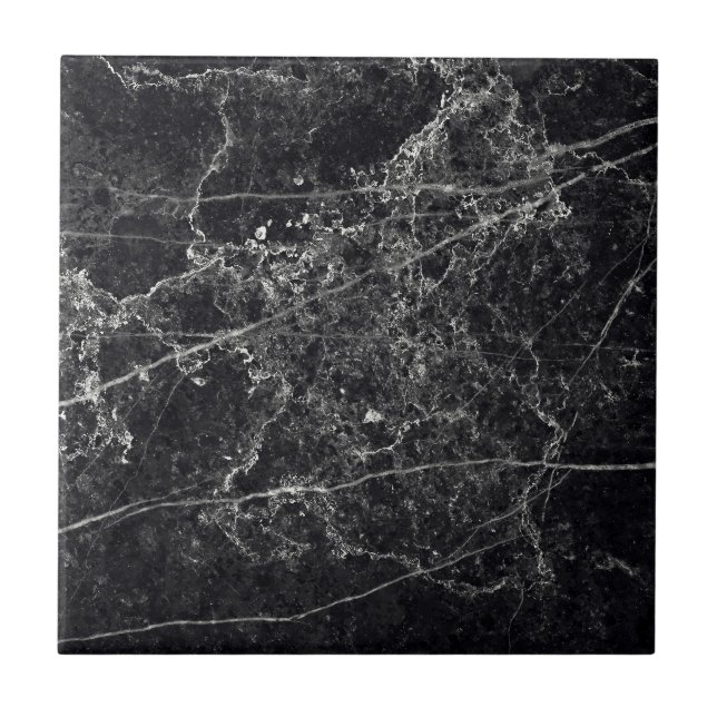 Black Marble Texture Tile (Front)