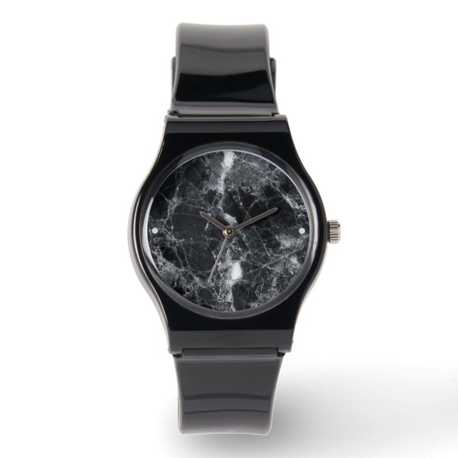 Black Marble Texture Watch (Front)