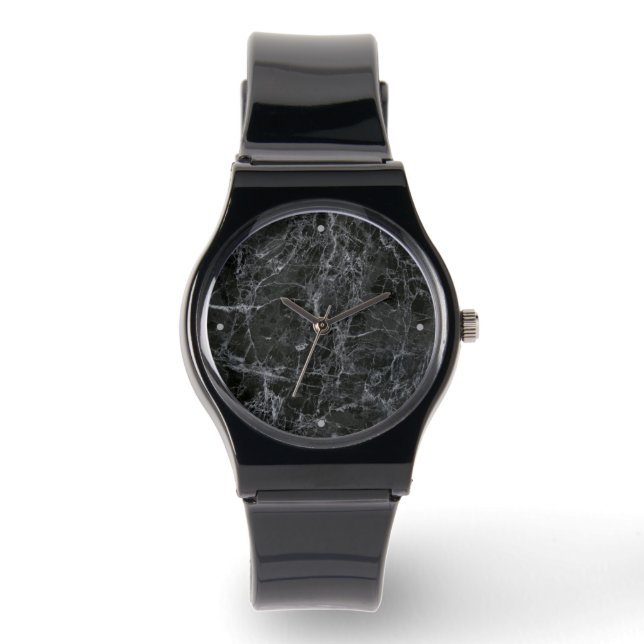 Black Marble Texture Watch (Front)
