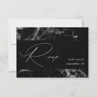 Black Marble w Meal RSVP
