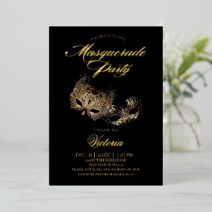 Black Masquerade Party