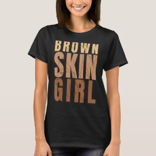 Black Melanin Queen Brown Skin Girl Juneteenth 202 T-Shirt