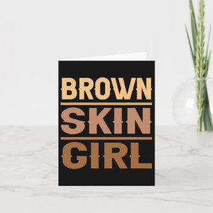 Black Melanin Queen Magic Brown Skin Girl Juneteen Card