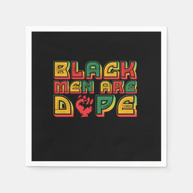 black_men_are_dope_01 napkin (Front)