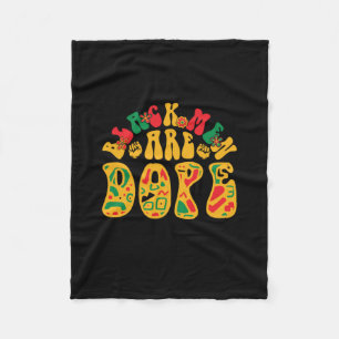 black_men_are_dope_02 fleece blanket