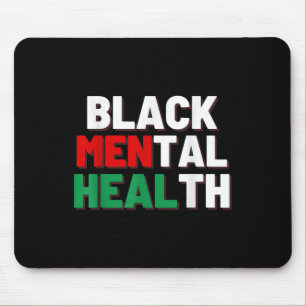 Black Mental Health S Mouse Pad