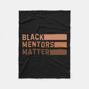 Black Mentors Problem Black History Month African Fleece Blanket
