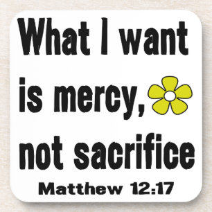 Black Mercy Not Sacrifice Coaster