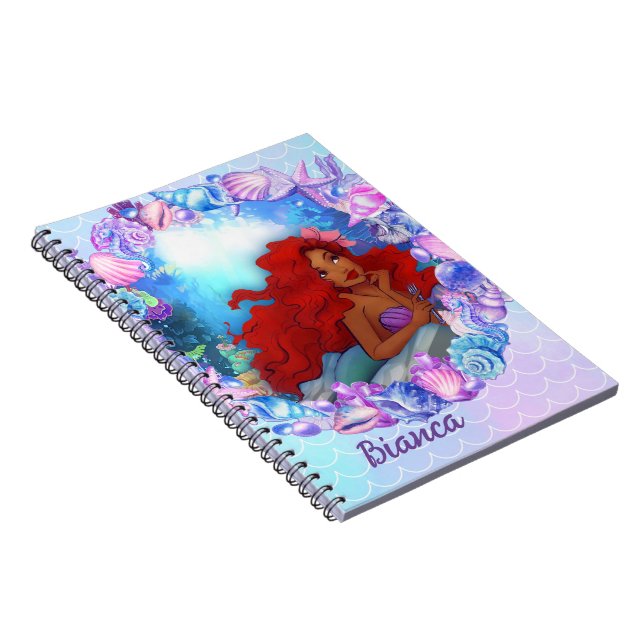 Black Mermaid Notebook (Right Side)