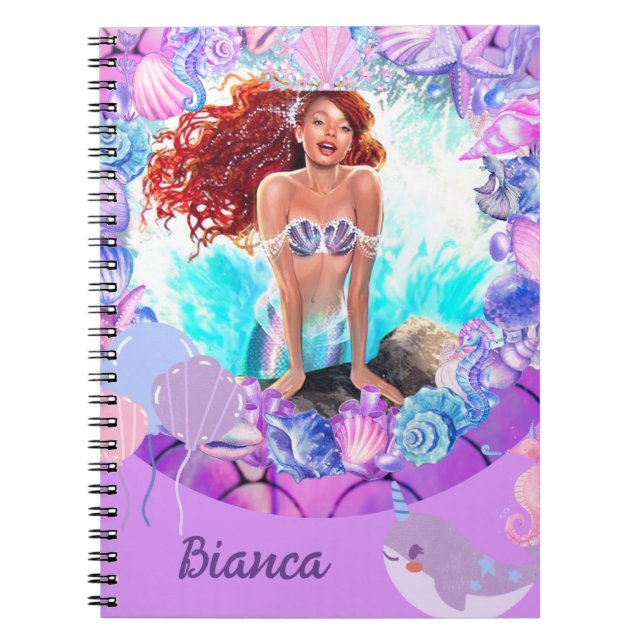 Black Mermaid Notebook (Front)