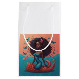 Black Mermaid Small Gift Bag