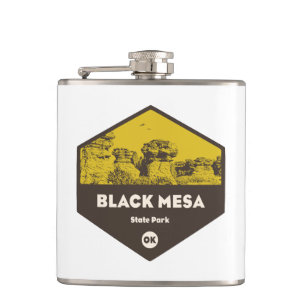 Black Mesa State Park Oklahoma Hip Flask