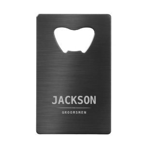 Black Metal Moderne Simple Cadeaux Personnalisés p