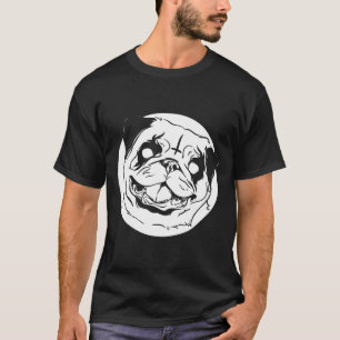 Black Metal Pug Goth Gothic Occult Funny Dog Gift T-Shirt