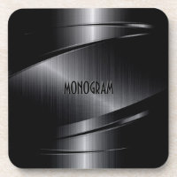 Black Metallic Design Stainless Steel Look