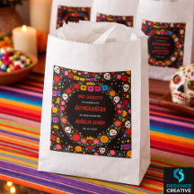 Black Mexican Fiesta Floral Gold Tiara Quinceañera